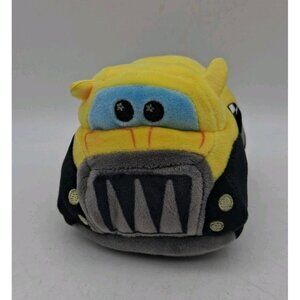 Disney Wishables Monster's Inc Monstropolis Taxi Cab Plush Car